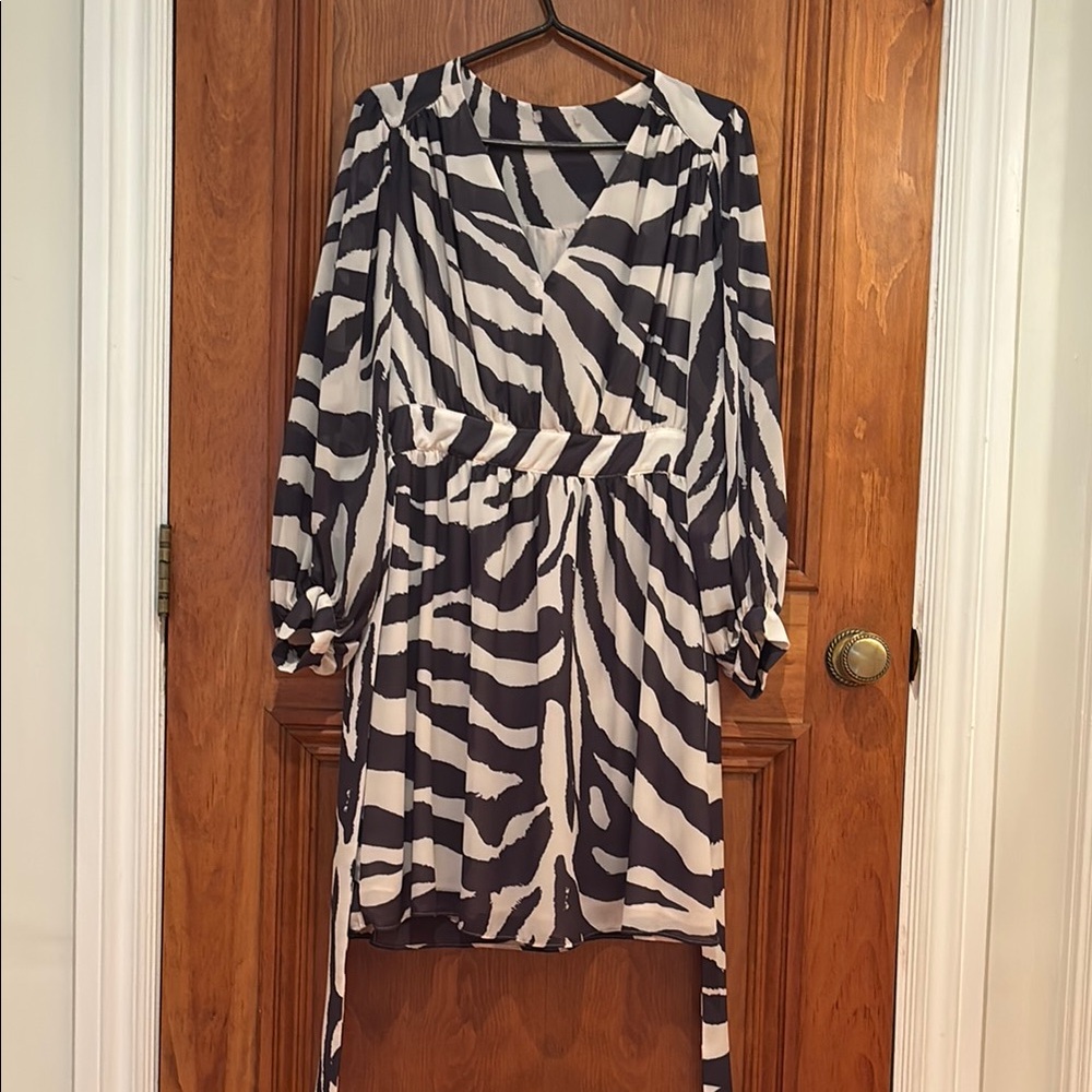 Stylish Zebra Print Dress